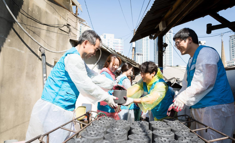 연탄 배달 봉사활동